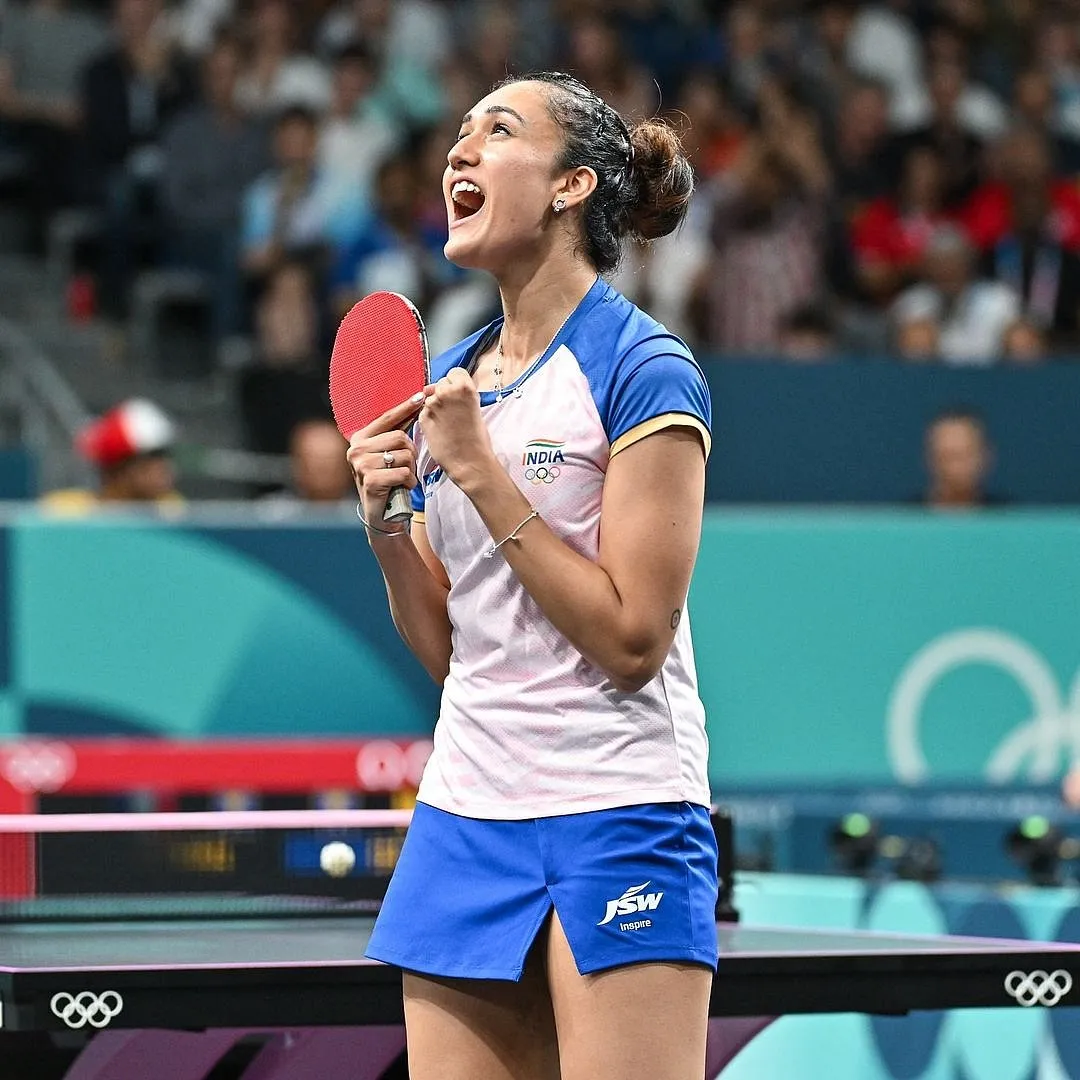 Manika Batra achieves India’s best ever singles performance in an Olympic Games by reaching R16. Instagram.com/wtt 
